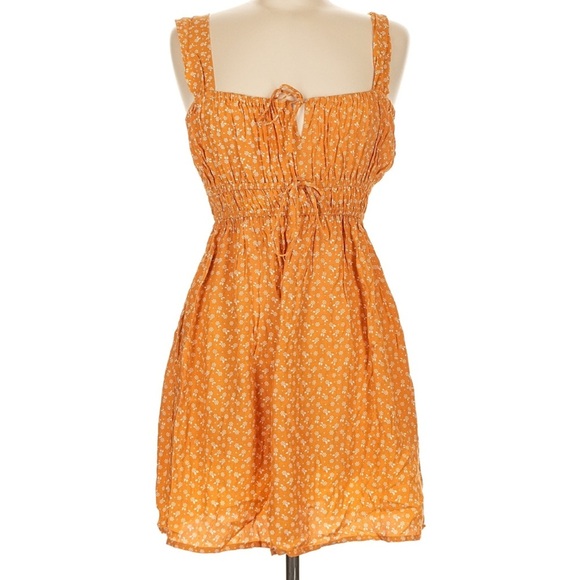 NWT Faithful The Brand Praia Mini Dress in Ermita Floral Print Milkmaid Style - Picture 2 of 10